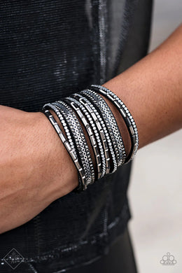A Wait and Sequin Attitude Black Wrap