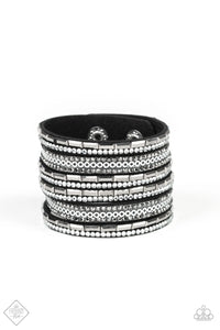 A Wait and Sequin Attitude Black Wrap