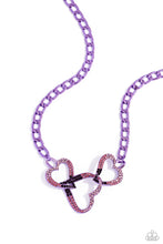 Load image into Gallery viewer, Eclectically Enamored Purple Necklace