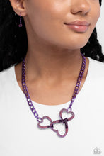 Load image into Gallery viewer, Eclectically Enamored Purple Necklace