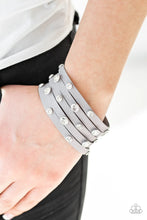 Load image into Gallery viewer, Rhinestone Reputation Silver Wrap