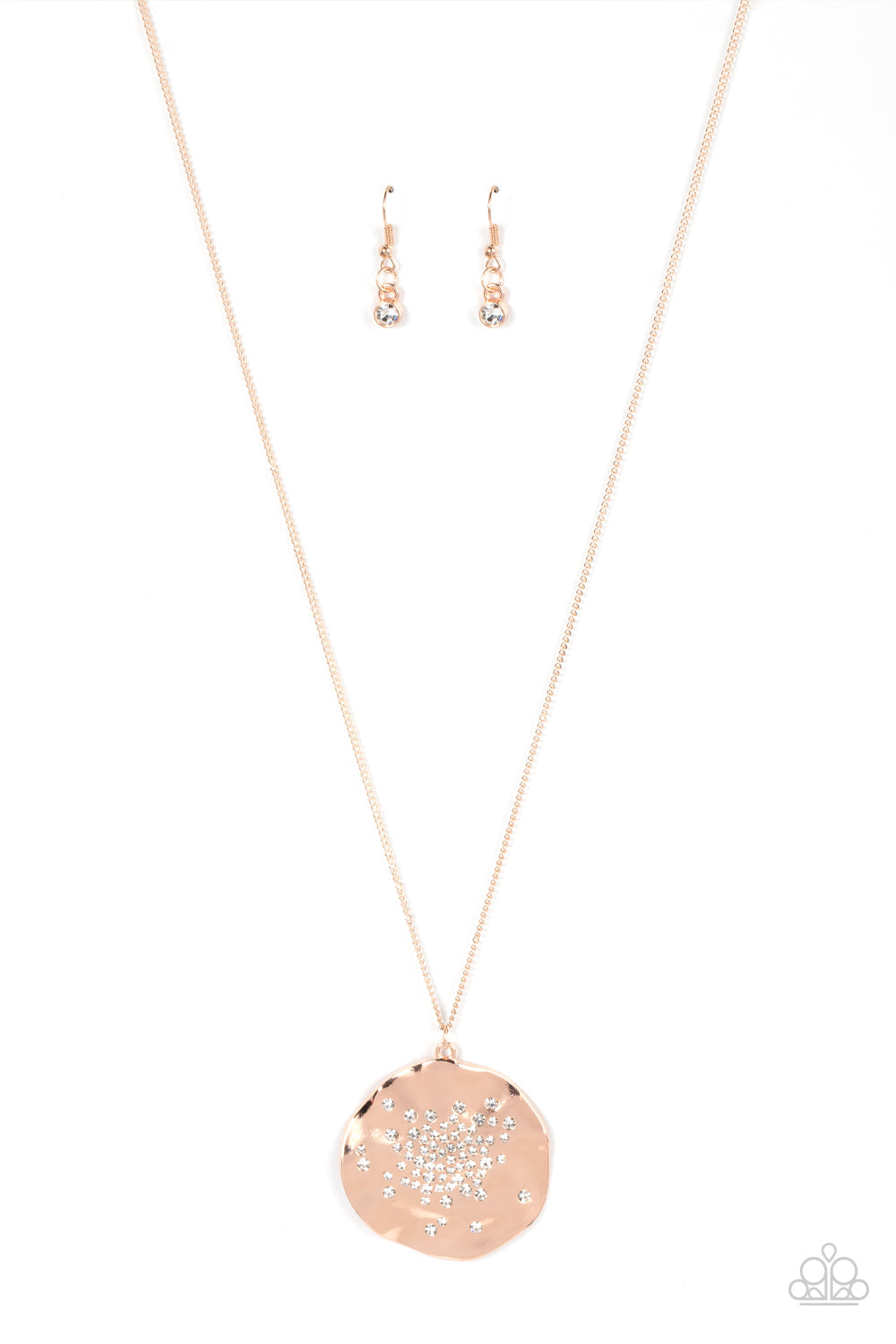 Boom and Combust Rose Gold Necklace