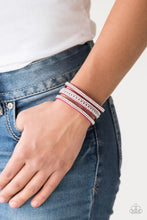 Load image into Gallery viewer, Rollin in Rhinestones Pink Wrap