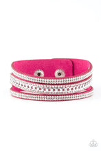 Load image into Gallery viewer, Rollin in Rhinestones Pink Wrap