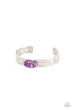Load image into Gallery viewer, Globi Glyphs Purple Cuff