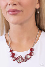 Load image into Gallery viewer, Twinkling Tables Red Necklace