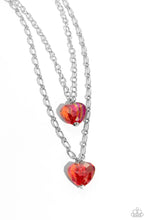 Load image into Gallery viewer, Layered Love Red Necklace
