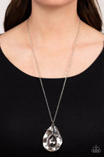 Load image into Gallery viewer, Surrealist Sparkle Silver Necklace