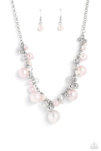 Load image into Gallery viewer, Scratched Shimmer Pink Necklace