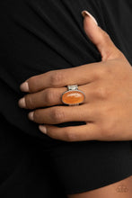 Load image into Gallery viewer, Mystical Mantra Orange Ring