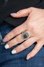 Load image into Gallery viewer, Poppy Pep Brown Ring