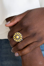 Load image into Gallery viewer, Poppy Pop-tastic Yellow Ring