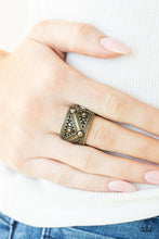 Load image into Gallery viewer, Primal Patterns Brass Ring