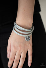 Load image into Gallery viewer, Wonderfully Worded Silver Triple Wrap