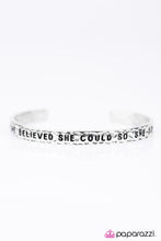 Load image into Gallery viewer, She Believed She Could Silver Cuff