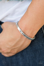 Load image into Gallery viewer, Brave and Bold Silver Cuff