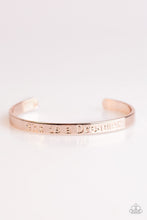 Load image into Gallery viewer, She is a Dreamer Rose Gold Cuff