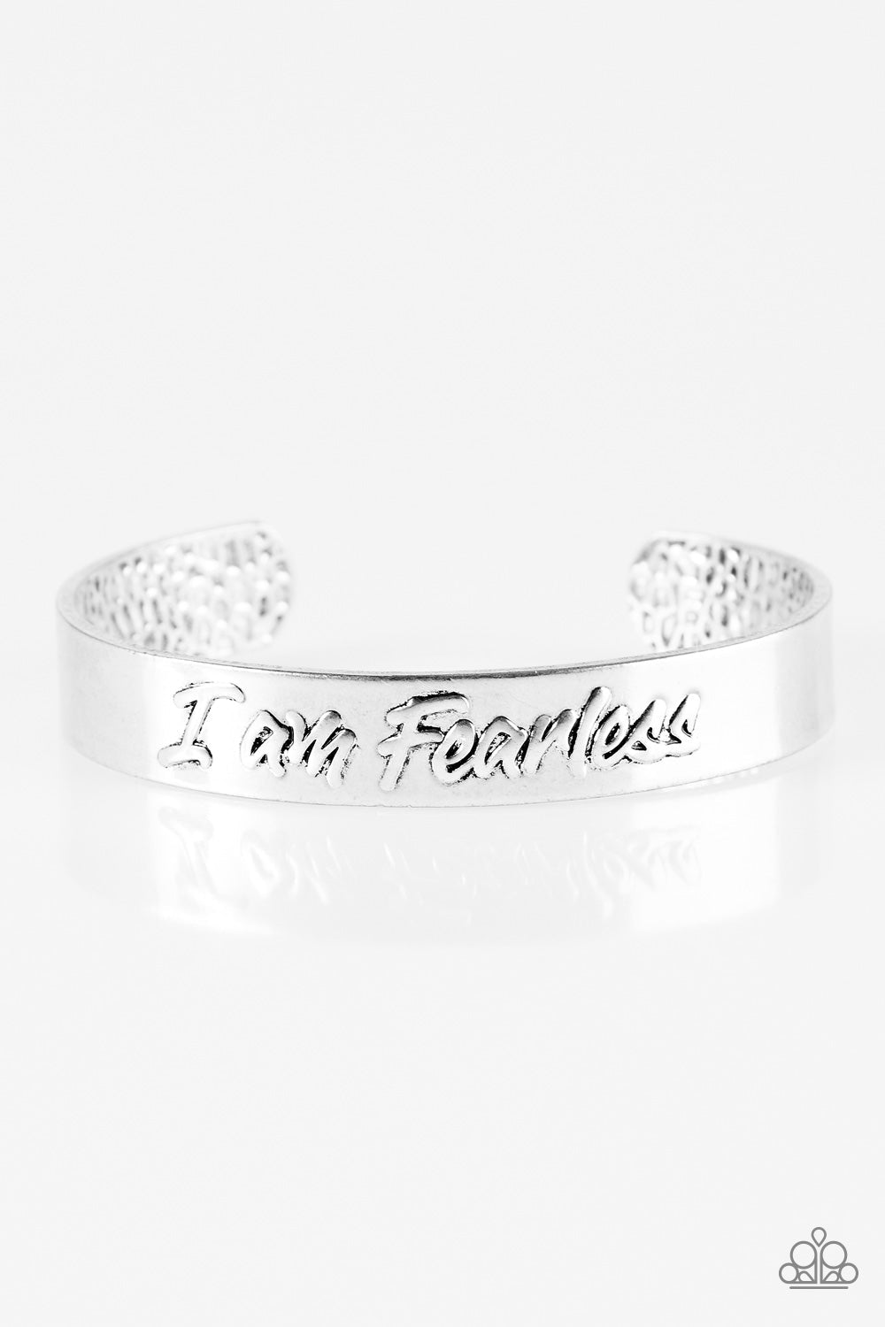 I am Fearless Silver Cuff