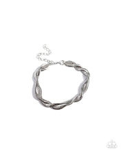 Load image into Gallery viewer, Tasteful Twists Silver Bracelet