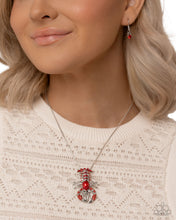 Load image into Gallery viewer, Lobster Landmark Red Necklace