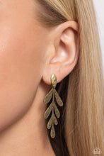 Load image into Gallery viewer, Jungle Fauna Brass Earrings