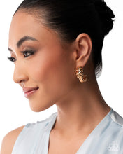 Load image into Gallery viewer, Honor Bound Gold Hoop Earrings