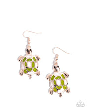 Load image into Gallery viewer, Turtle Tradition Rose Gold Earrings