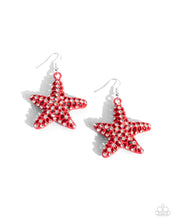 Load image into Gallery viewer, Skilled Starfish Orange Earrings
