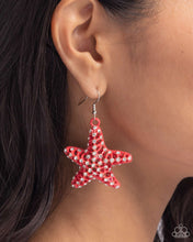Load image into Gallery viewer, Skilled Starfish Orange Earrings