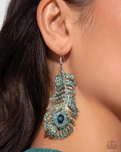 Load image into Gallery viewer, Prized Peacock Green Earrings