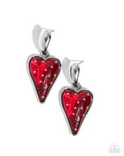 Load image into Gallery viewer, Glossy Goodwill Red Post Earrings
