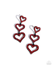 Load image into Gallery viewer, Sweetheart Succession Red Post Earrings