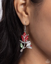 Load image into Gallery viewer, Tulip Tradition Red Earring