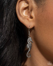 Load image into Gallery viewer, Seahorse Sheen Silver Earrings