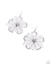 Load image into Gallery viewer, Refined Recognition White Earrings