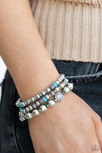 Load image into Gallery viewer, Garden Party Passion Blue Bracelet