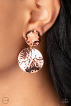 Load image into Gallery viewer, Rush Hour Copper Clip on Earrings