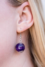 Load image into Gallery viewer, Effortlessly Everglades Purple Wood Necklace