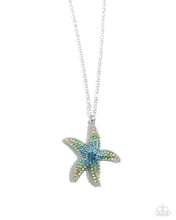 Load image into Gallery viewer, Starfish Staycation Blue Necklace