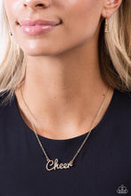 Load image into Gallery viewer, Cheer Squad Gold Necklace