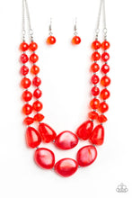 Load image into Gallery viewer, Beach Glam Red Necklace