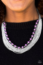 Load image into Gallery viewer, Fierce Fashion Purple Necklace