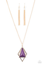 Load image into Gallery viewer, Fiercely Inde-pendant Purple Necklace