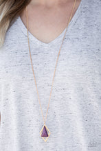 Load image into Gallery viewer, Fiercely Inde-pendant Purple Necklace