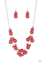 Load image into Gallery viewer, Botanical Banquet Red Necklace