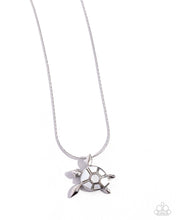 Load image into Gallery viewer, Sea Turtle Statement White Necklace