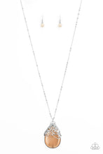 Load image into Gallery viewer, Tangled Gardens Orange Necklace
