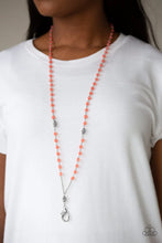 Load image into Gallery viewer, Tassel Takeover Orange Lanyard