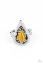 Load image into Gallery viewer, Earthy Glow Yellow Ring Skinny Band Ring