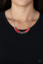 Load image into Gallery viewer, Coup de Mane Red Necklace